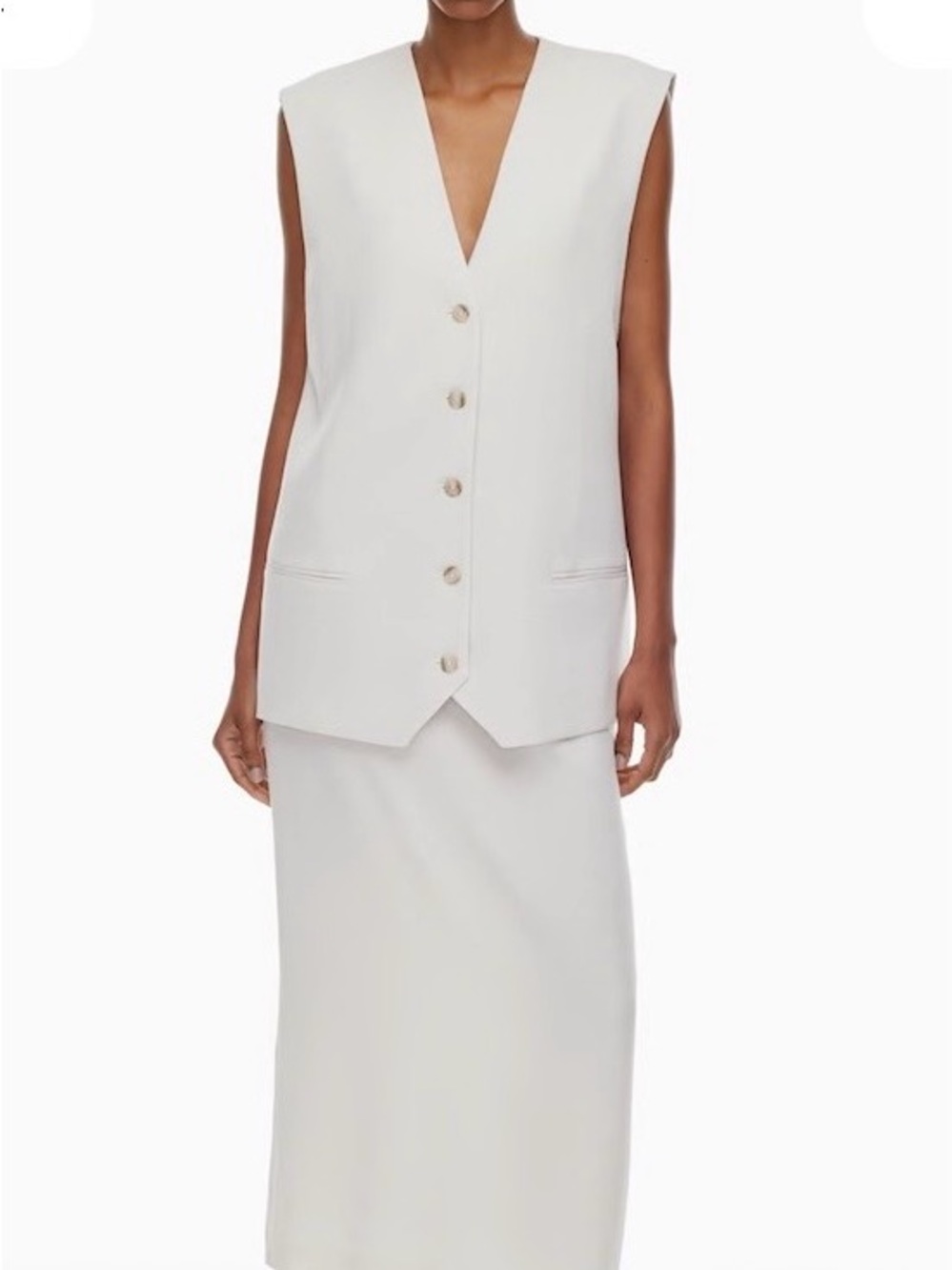 Aritzia Babaton Agency Vest Medium Tailored Contemporary